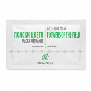 Die Anti-Akne-Maske „Felder Blumen“ für alle Hauttypen