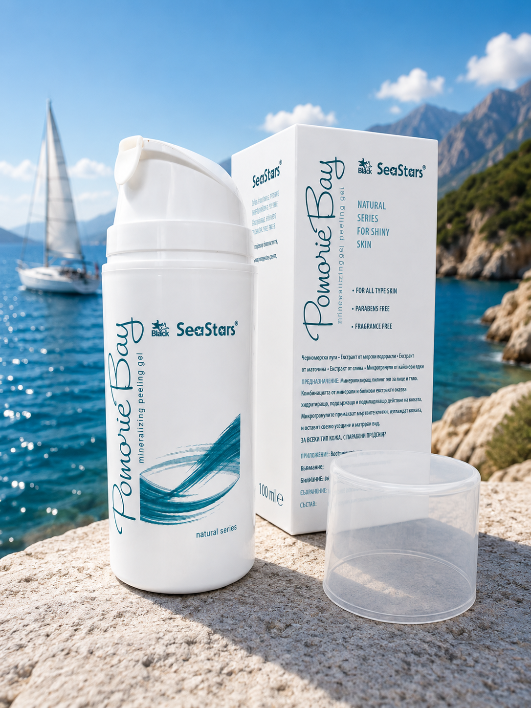 Peeling-Gel fürs Gesicht "POMORIE BAY"
